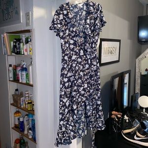 Blue Flowered Dress